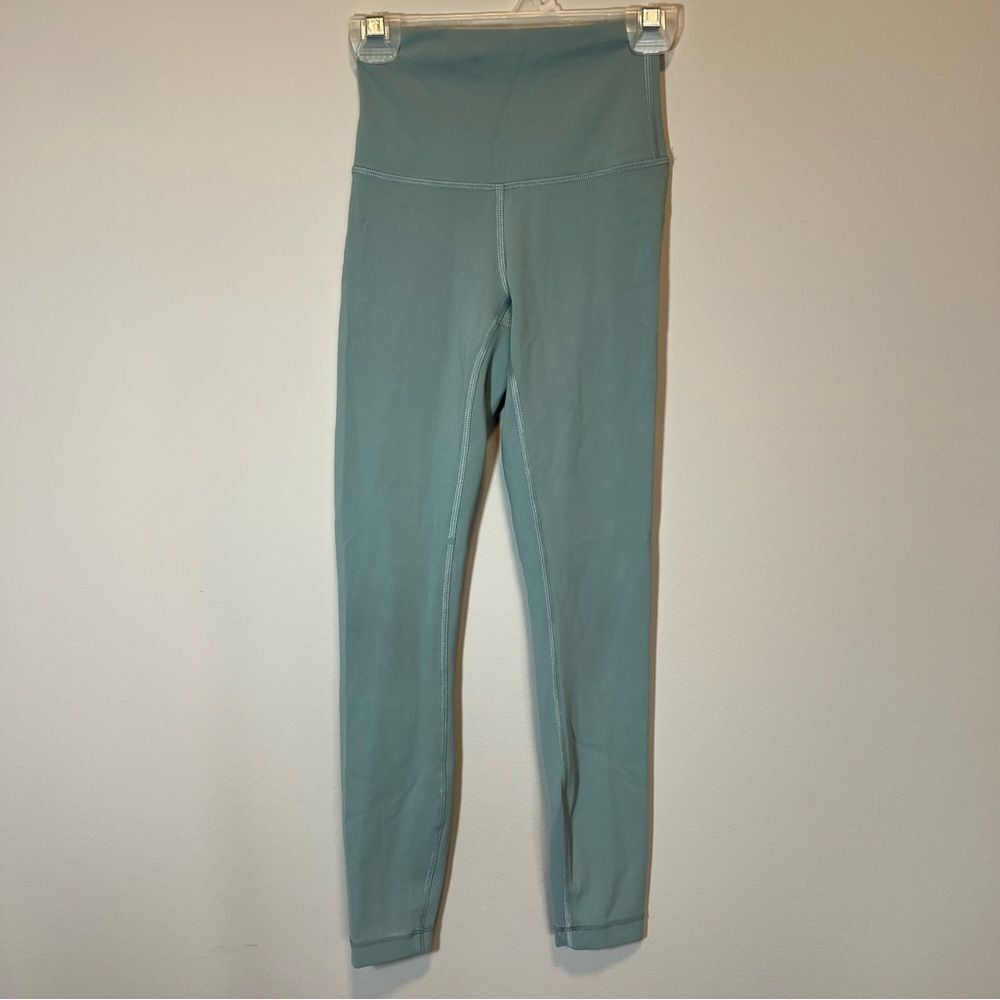 Lululemon Wunder Train High-Rise Tight Leggings Gray Aqua‎ 0